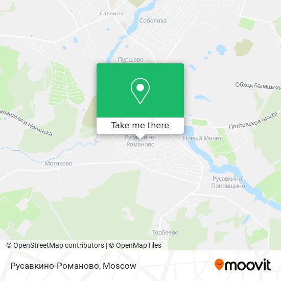 Русавкино-Романово map