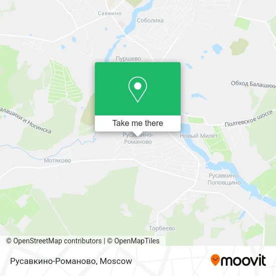 Русавкино-Романово map