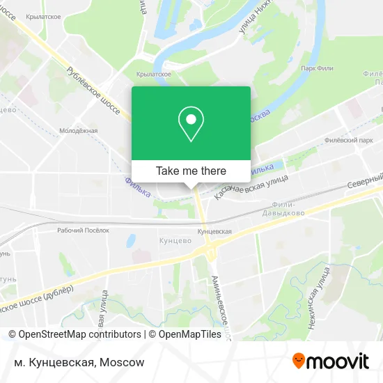 м. Кунцевская map