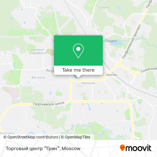 Торговый центр ""Грин"" map