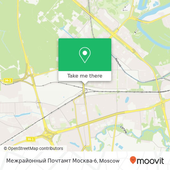 Межрайонный Почтамт Москва-6 map