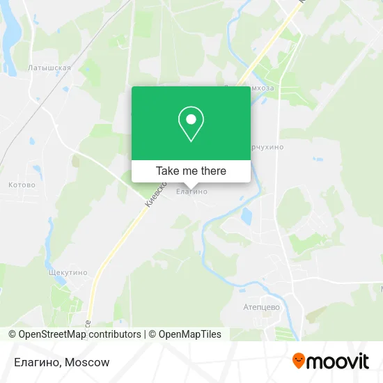 Елагино map