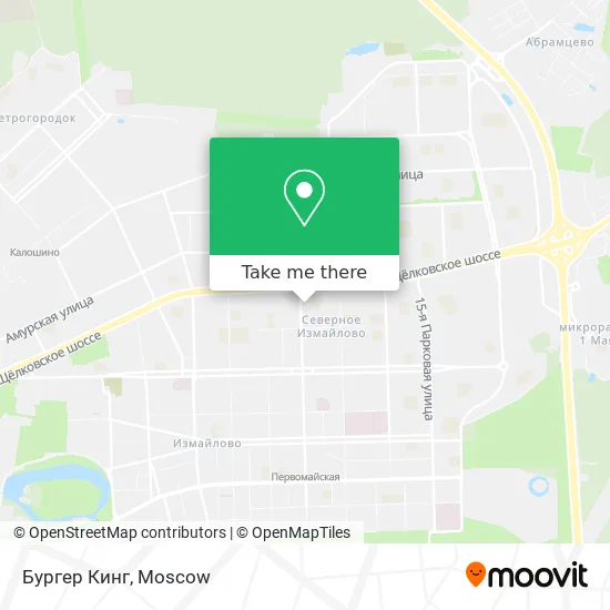 Бургер Кинг map