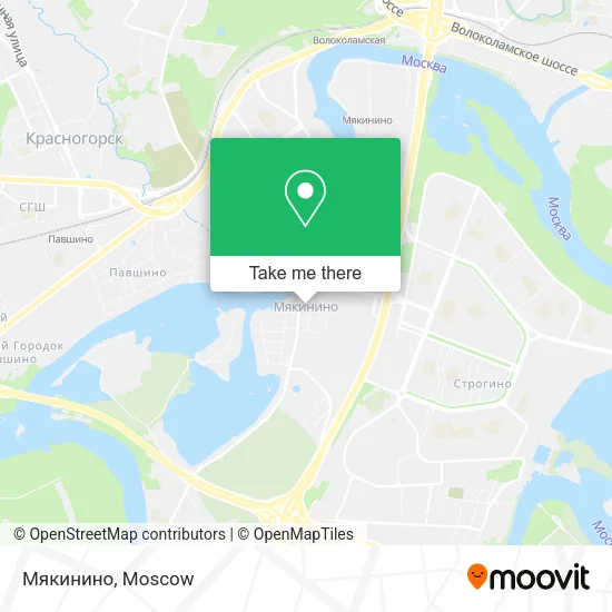 Мякинино map
