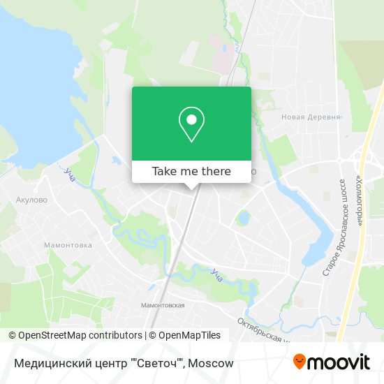 Медицинский центр ""Светоч"" map