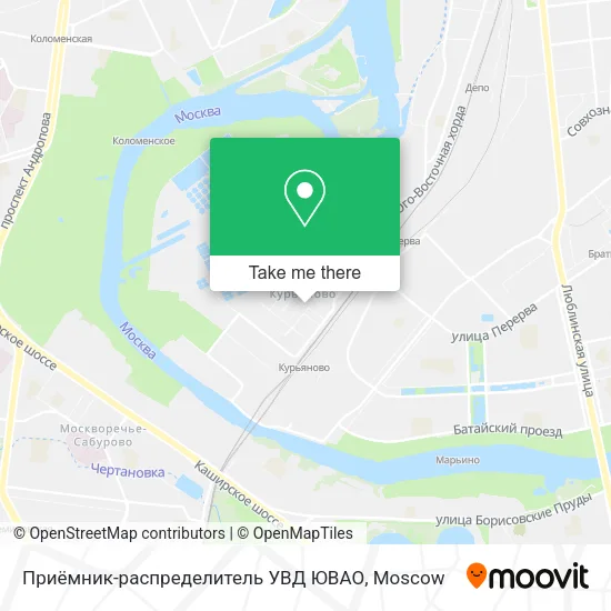 Приёмник-распределитель УВД ЮВАО map