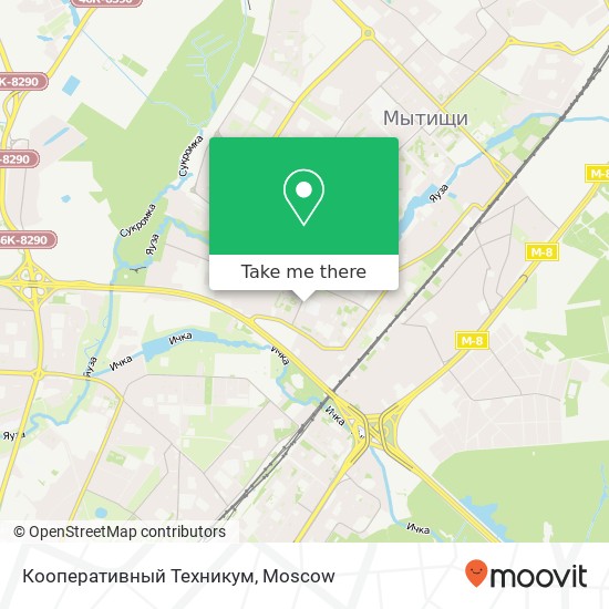 Кооперативный Техникум map