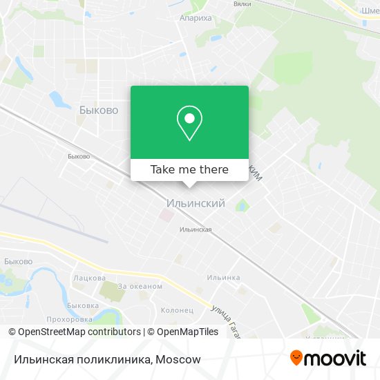 Ильинская поликлиника map