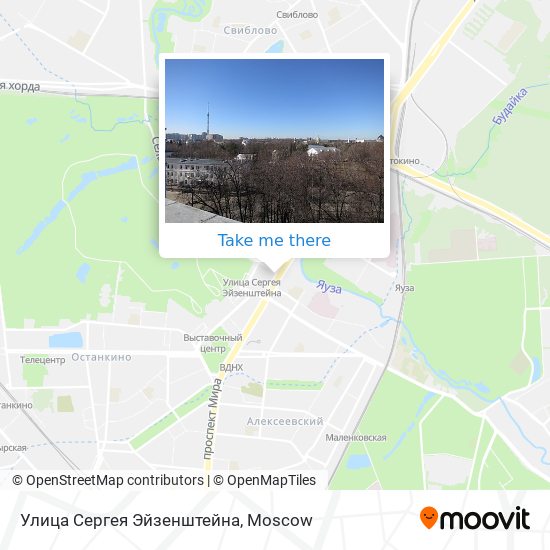 Улица Сергея Эйзенштейна map