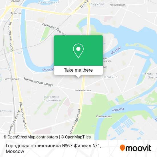 Городская поликлиника №67 Филиал №1 map
