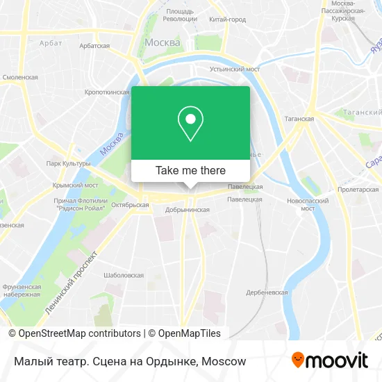 Малый театр. Сцена на Ордынке map