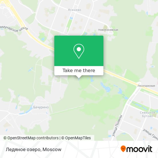 Ледяное озеро map