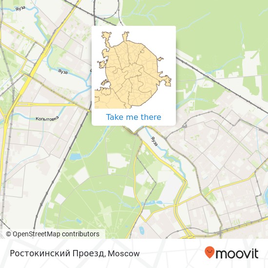 Ростокинский Проезд map