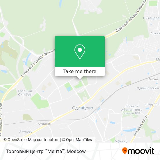 Торговый центр ""Мечта"" map