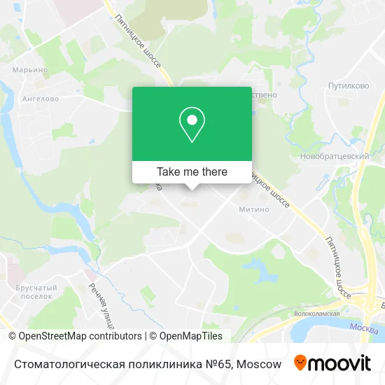 Стоматологическая поликлиника №65 map