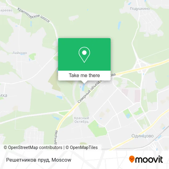 Решетников пруд map
