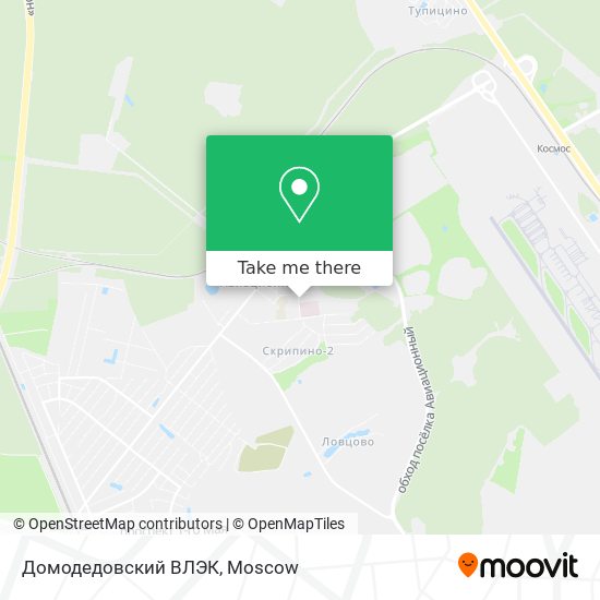 Домодедовский ВЛЭК map