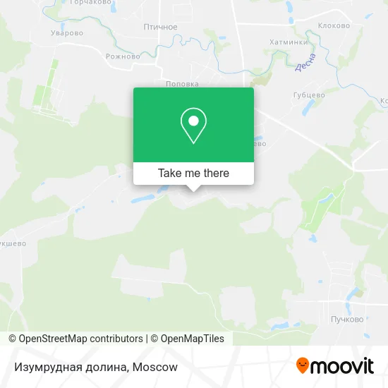 Изумрудная долина map