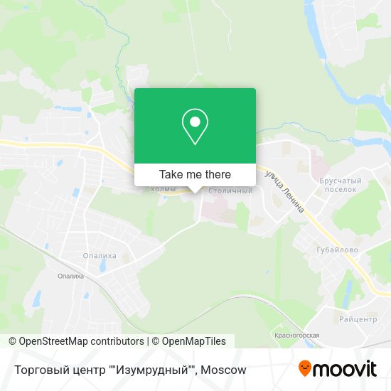 Торговый центр ""Изумрудный"" map