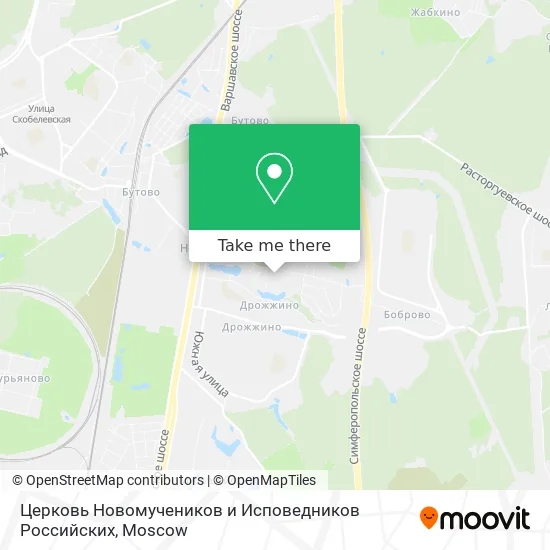 Церковь Новомучеников и Исповедников Российских map