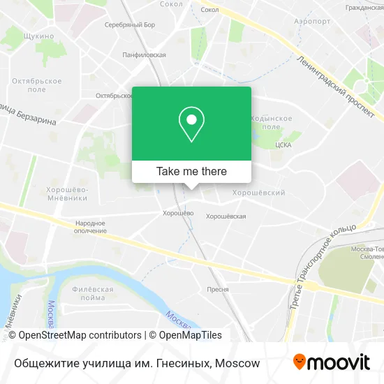 Общежитие училища им. Гнесиных map