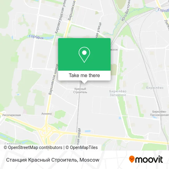 Станция Красный Строитель map