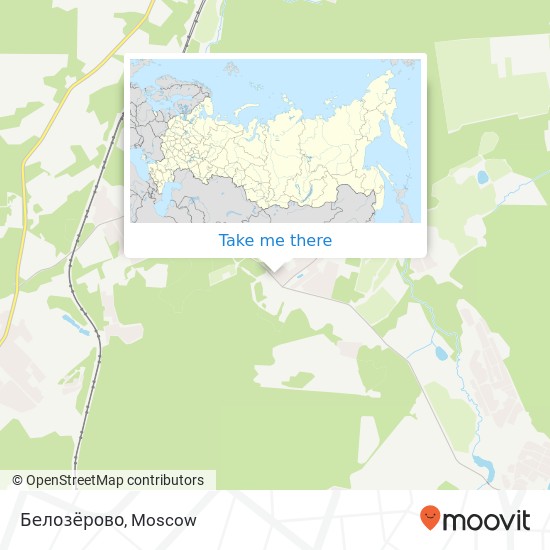 Белозёрово map