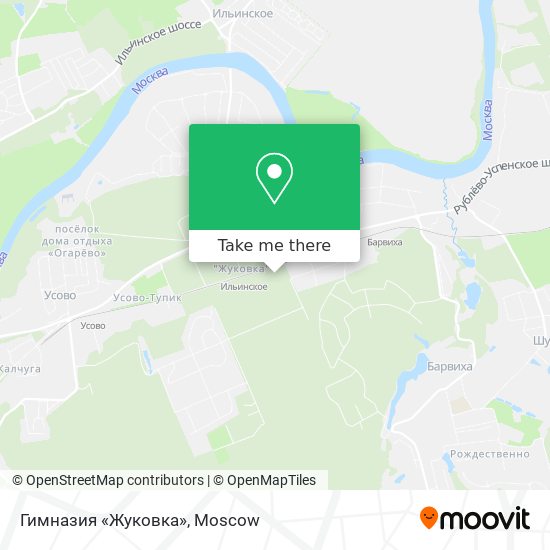 Гимназия «Жуковка» map