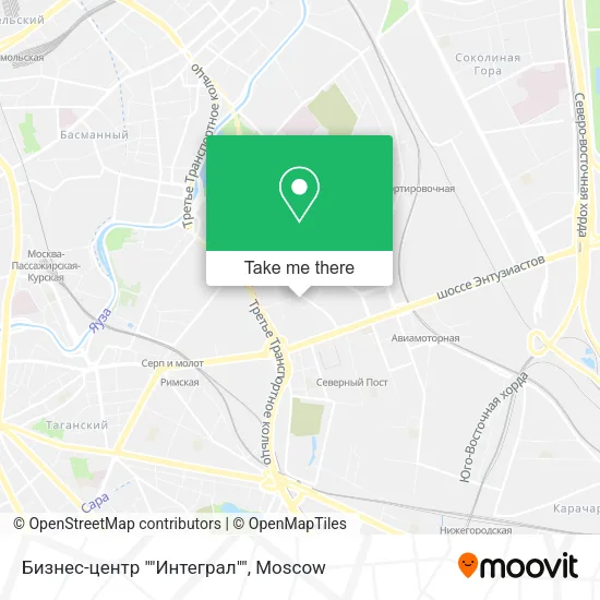 Бизнес-центр ""Интеграл"" map