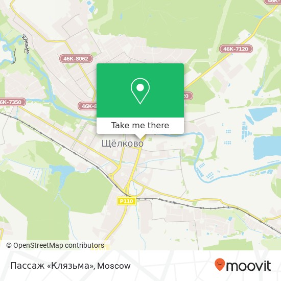 Пассаж «Клязьма» map