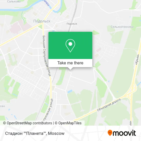 Стадион ""Планета"" map