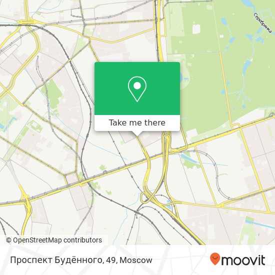 Проспект Будённого, 49 map