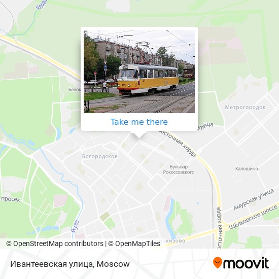 Ивантеевская улица map