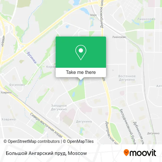 Большой Ангарский пруд map