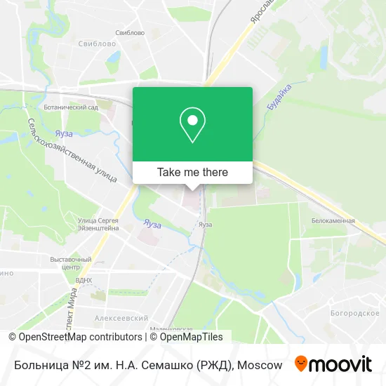 Больница №2 им. Н.А. Семашко (РЖД) map