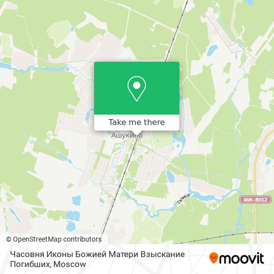 Часовня Иконы Божией Матери Взыскание Погибших map