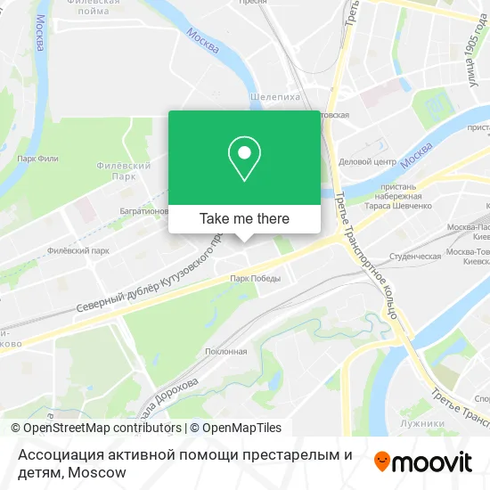 Ассоциация активной помощи престарелым и детям map