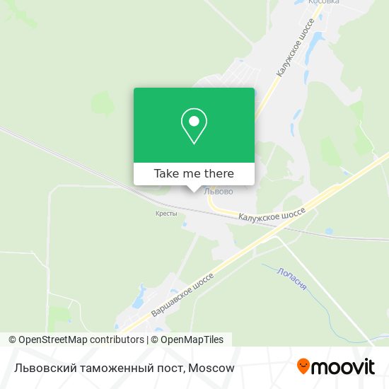 Львовский таможенный пост map