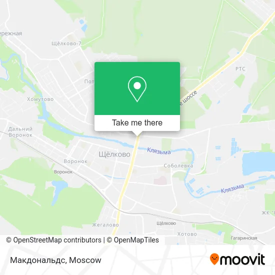 Макдональдс map
