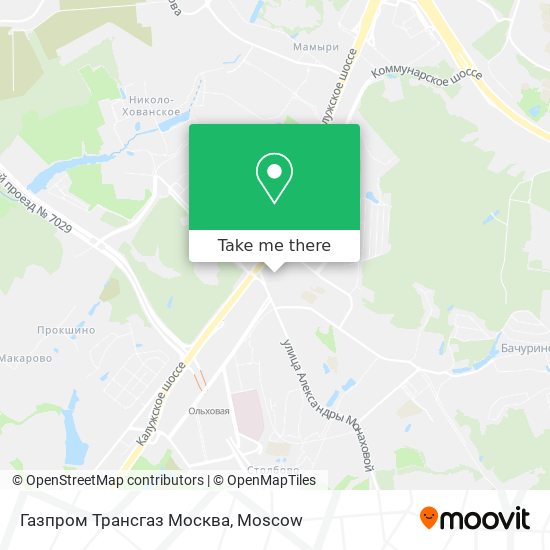 Газпром Трансгаз Москва map