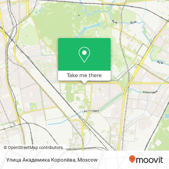 Улица Академика Королёва map