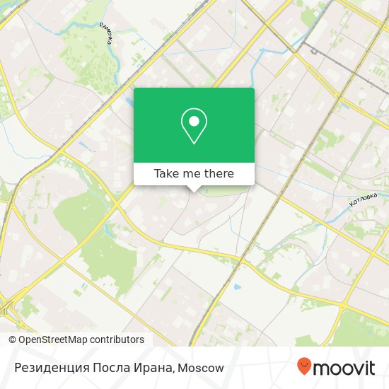 Резиденция Посла Ирана map