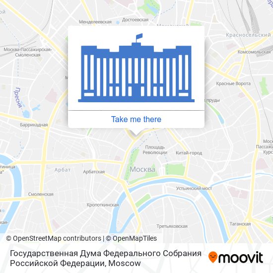 Государственная Дума Федерального Собрания Российской Федерации map