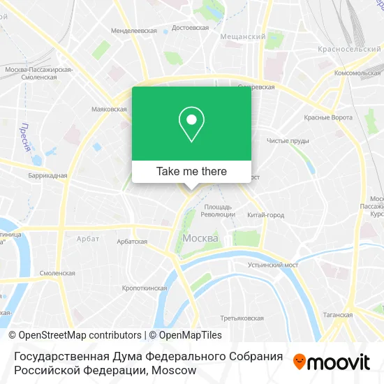 Государственная Дума Федерального Собрания Российской Федерации map