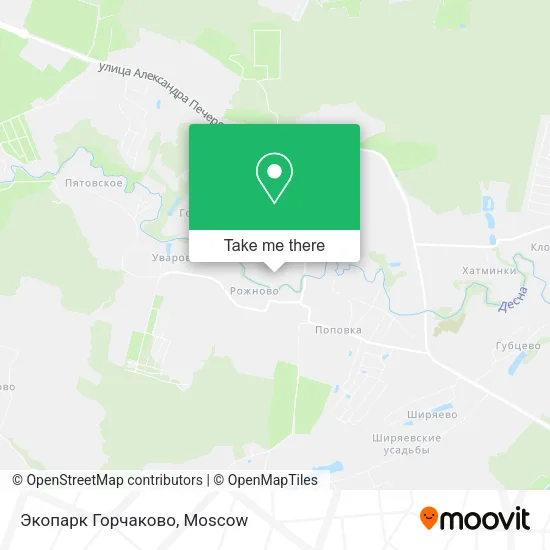 Экопарк Горчаково map