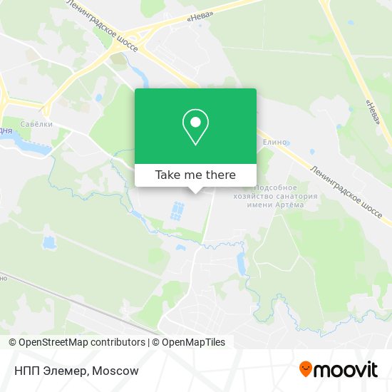 НПП Элемер map