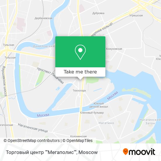 Торговый центр ""Мегаполис"" map