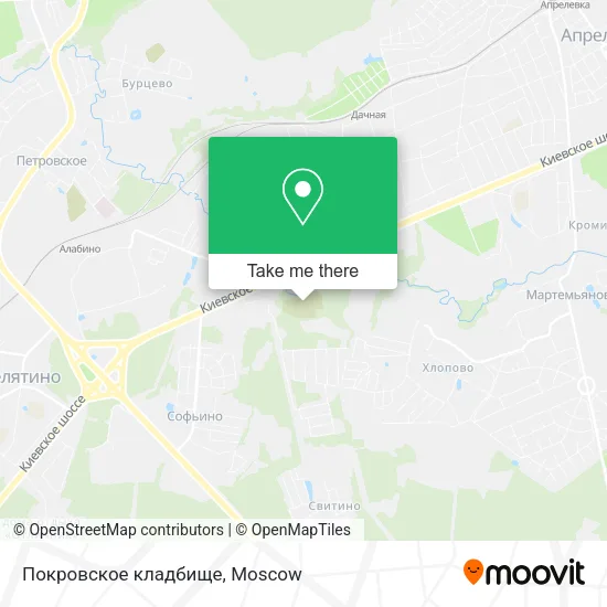 Покровское кладбище map
