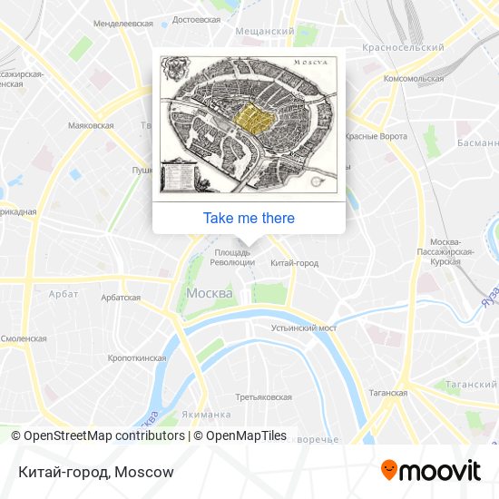 Китай-город map