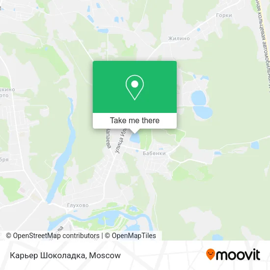 Карьер Шоколадка map